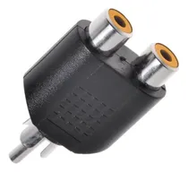 Comprar 2 Adaptadores 2 Rca Hembra A 1 Rca Macho Splitter Divisor