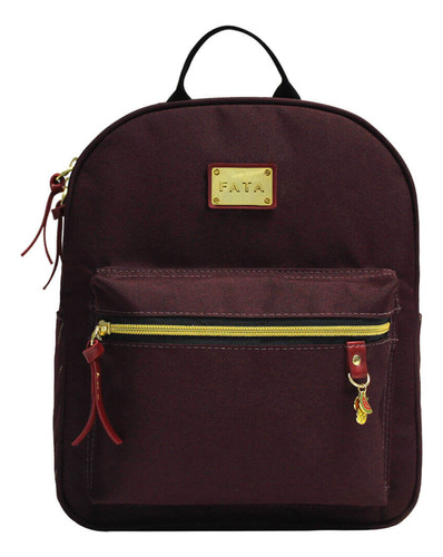 Mochila Bolsa Térmica Fitness Marmita Syrah Fata Bordo