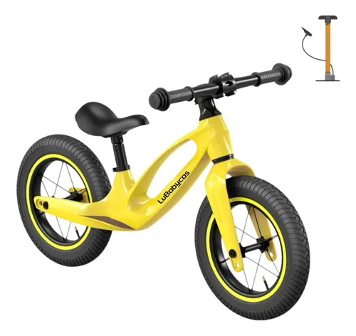comprar Bicicleta De Equilibrio Convertible Aro 12 Y 14 Amarilla