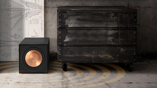Klipsch Reference R-101sw Subwoofer De Disparo Frontal De 10 Pulgadas Con Nuevos Woofers De Cobre De 10 Pulgadas Y Un Amplificador Totalmente Digital Para Sonido De Cine En Casa Premium En Negro