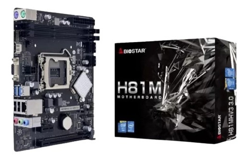 Mainboard Biostar H81mhv3 Intel H81 Lga 1150 Ddr3 Nuevas