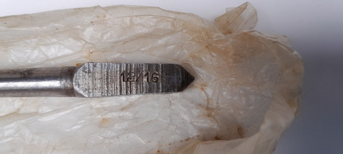 Antiga Broca Verruma Corneta Para Arco De Pua