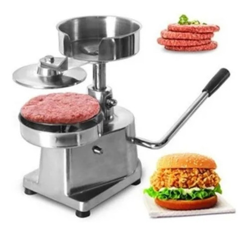 Máquina Formadora Carne De Hamburguesas Manual 15 Cm