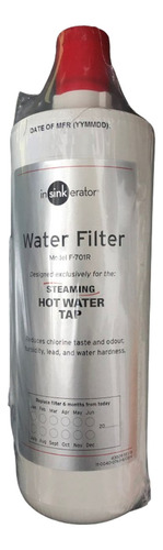 Filtro De Agua Modelo F701-r In Sink Erator (1 Pza) Color Blanco