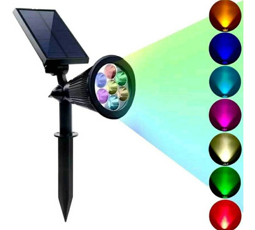 Luz Solar Colores Exterior