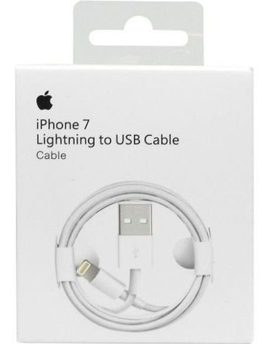 Cargador Cable iPhone 5 6 7 8 Se iPad Usb + Protector Cable