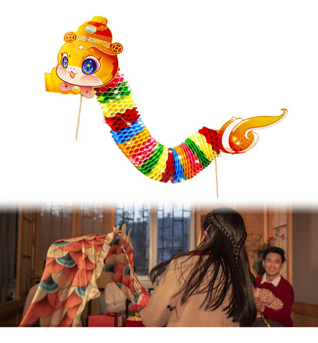 Danza De La Serpiente De Papel Para El Año Nuevo Chino