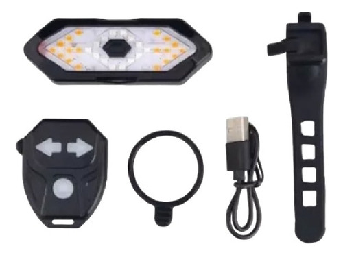 Señalizador Bicicleta Luz Brillante Recargable Usb