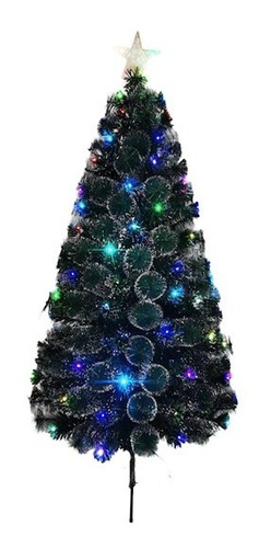 Arbol De Fibra Óptica Tipo Tradicional Led Multicolor 2.10cm