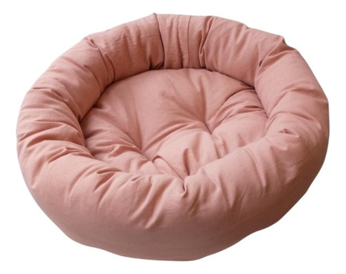 Cucha Nido Cama Puff De Algodón Para Mascota Perro Gato 70cm