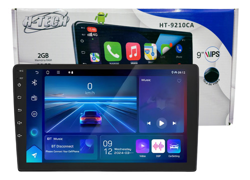 Central Multimídia 9 Android Auto Espelhamento Usb Bt