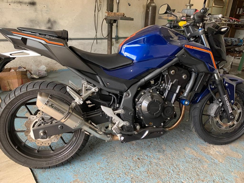 Ponteira Esportiva Cb500f Akrp Laser Cor Inox 2019 A 2024