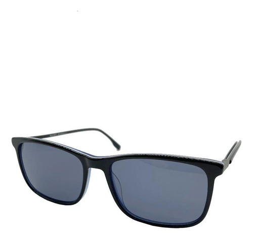 Óculos De Sol Bulget Bg8037m Preto E Azul