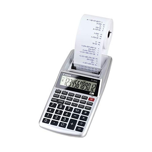 Calculadora De Escritorio Impresión P1dhv3, Plateada (...