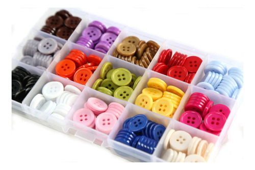 Ganssia Botones De Color Beige De 5/8 Pulgadas (15mm) Par...