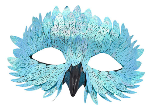 Halloween Decor Feather Eye For Stage Performance Prom Azul