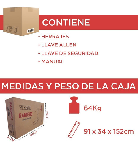 Cinta Correr Randers Arg320 Caminadora H/180kg Electica 3hpp