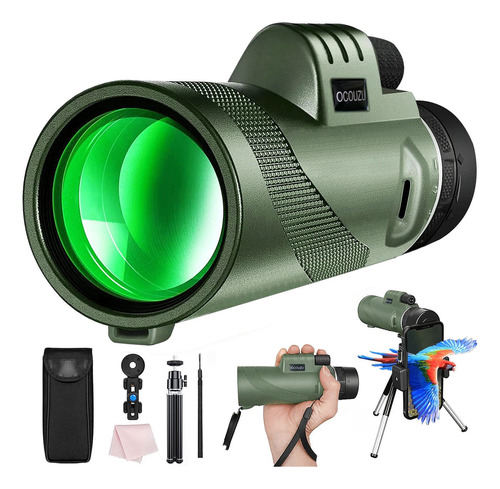 Telescopio Monocular Hd 50x60 Para Adultos Con Visión Noctur