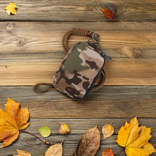 Monedero Portage Con Bolsillos Exteriores Con Cremallera Par