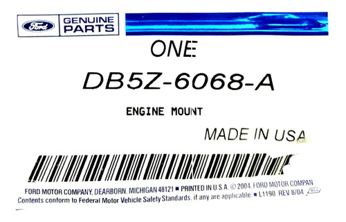 Base Caja Huesito Inferior Ford Explorer 3.5 V6 2012 A 2019