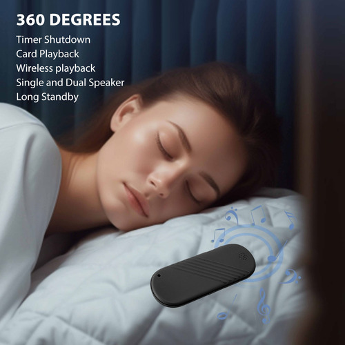 Altavoz Bluetooth Tipo Almohada Para Dormir, Miniconducción