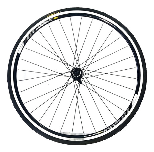 Par De Roda Speed +par De Pneu 700x23 + Par De Câmara 700x23 Cor Preto