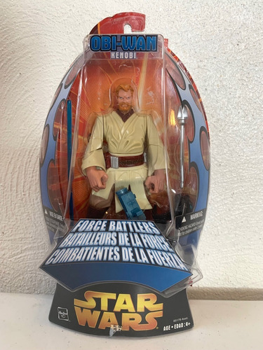 Hasbro Figura Obi Wan Force Battlers Vintage Original