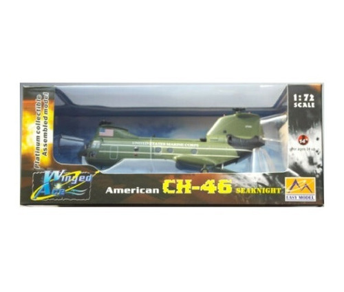 Helicóptero American Ch-46 Seaknight Easy Model 37004 1:72