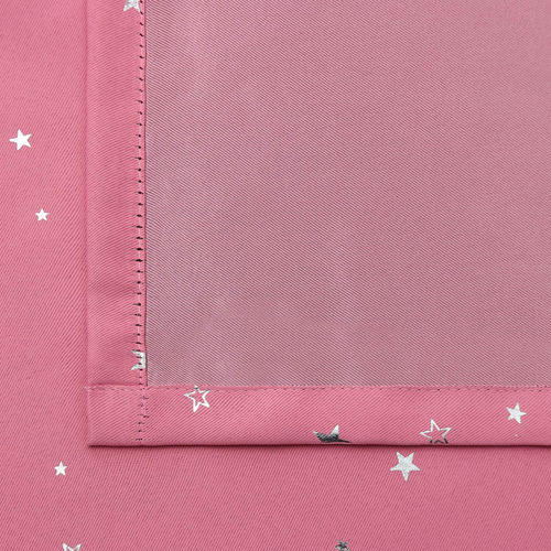 Cortinas Bgment Pink Star Blackout 107 X 160 Cm Para Niños B