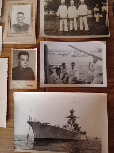 Lote Fotos Antiguas Del Ejército Argentino Y Armada (Usado)