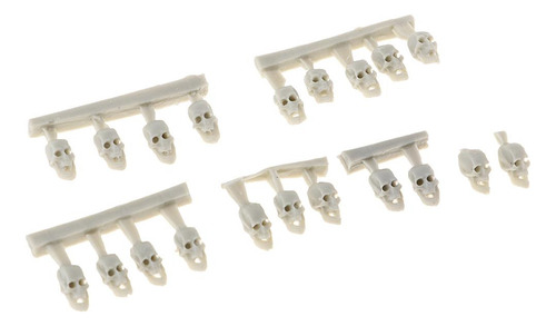 20pcs 3mm Resina Accesorio Conjunto Moderno Resina Estatua