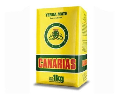 Yerba Canarias Para Mate Sabor Tradicional 1 Kg Original