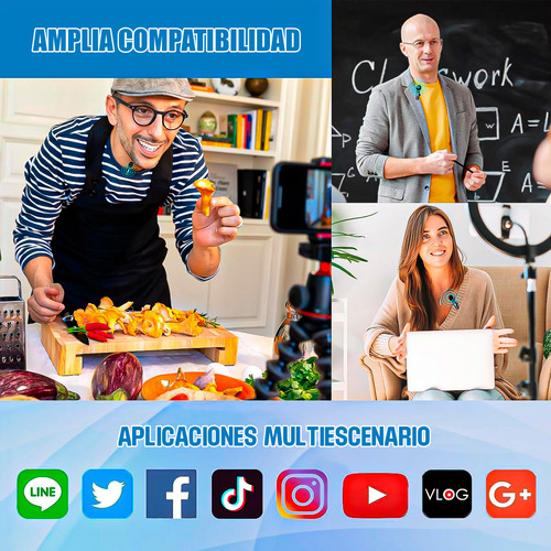 Microfono Inalambrico iPhone Microfono Celular Microfonos Lavalier Arcashopping Micrófono Lavalier Inalámbrico Profesional Para iPhone iPad Micrófono De Grabación Micrófono Lavalier Inalámbrico