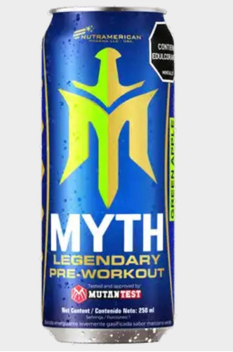 Myth Preworkout Lata 250ml  X24 - Unidad a $7900