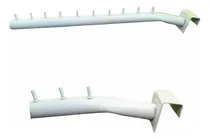 Comprar Perchero Flecha Caño Cuadrado Inclinado 40 Cm X 10 Unidad 