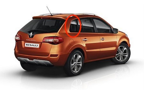 Imagen 2 de 2 de Vidrio Aleta Trasero Izquierdo Renault Koleos Original