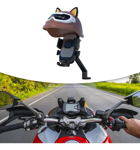 Soporte Para Teléfono De Motocicleta Con Cubierta Estilo C