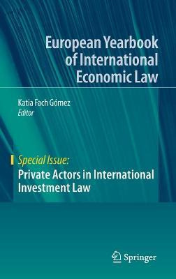 Libro Private Actors In International Investment Law - Ka...