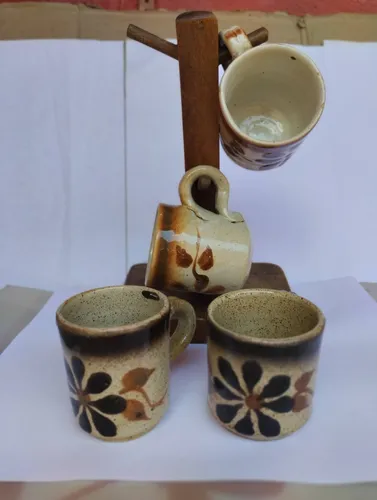 Juego Tazas Artesanal