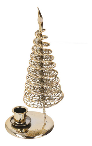 Candelabro Metálico De Pino Con Forma De Árbol De Navidad