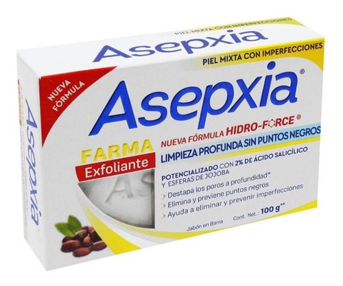 Asepxia Jabón Exfoliante Extremo 100 G