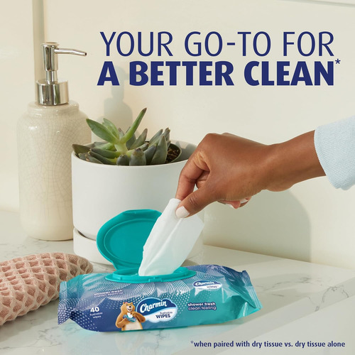 Toallitas Desechables Charmin, 160 Toallitas En Total (4 Paq