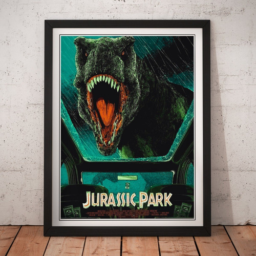 Cuadro Peliculas - Jurassic Park - Movie Poster Fan Art