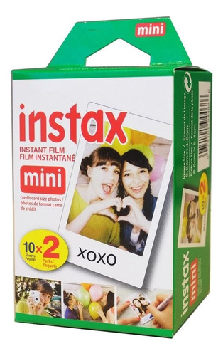 Rollo Fujifilm Pack 20 Fotos Instax Mini 9 Mini 8 Oficial