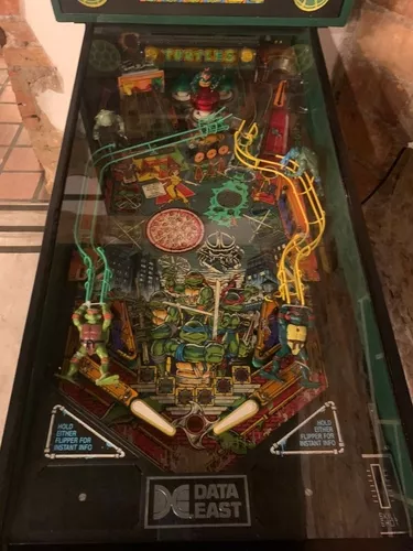 Máquina Pinball Fliperama Tartaruga Ninja ( Data East)