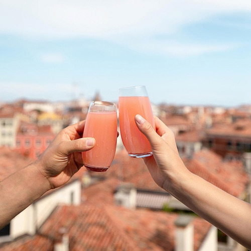 Pack De 2 Vino Espumoso Cipriani Bellini Con Jugo De Melocot