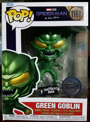 Funko Pop! Green Goblin Duende Verde No. 1168 - Spider-man (Usado)