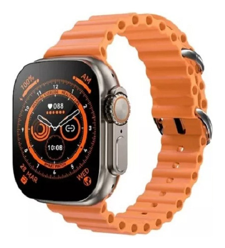 Smart Watch T900 Ultra Big 2.09 - Naranja- Juego-calculadora