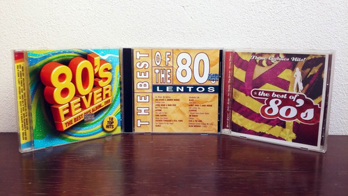 80's Fever + The Best 80's + Best 80 Lentos * Lote 3 Cd Estándar (Usado)