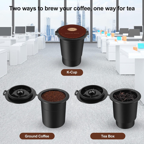 Cafetera 3 En 1 Rápida Para Té Y Café 50 Oz 1150 W Negra